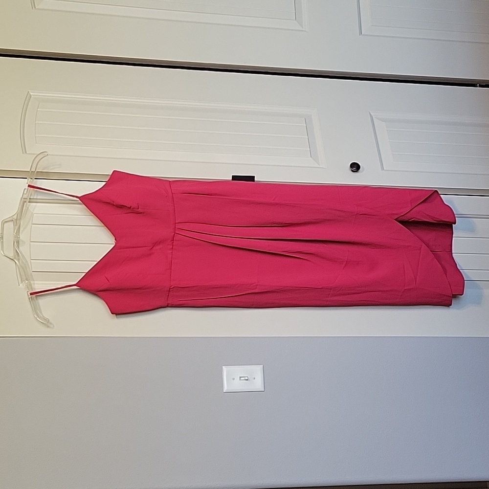 Hot pink Midi Dress